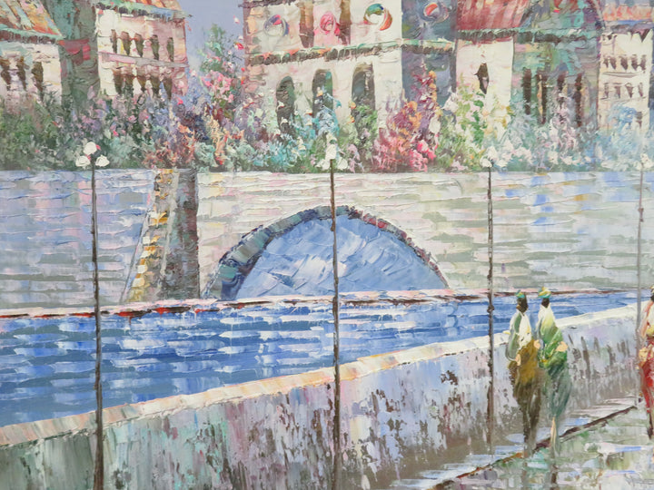 Impressionist Style Oil Painting on Canvas