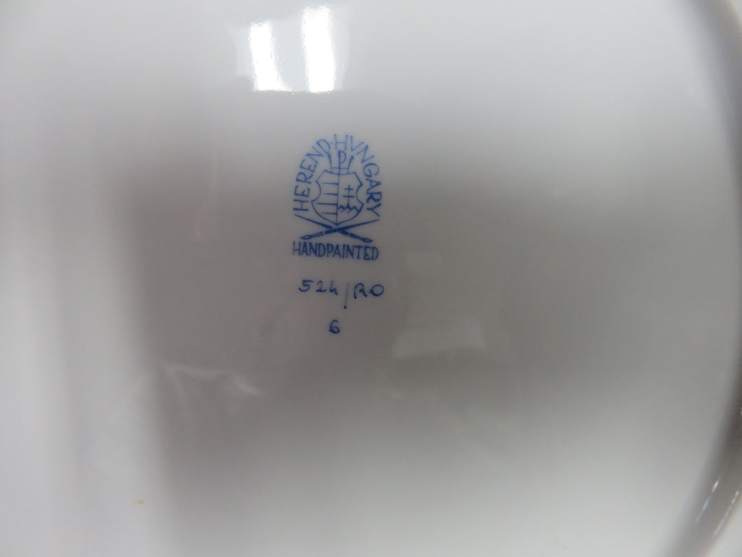 12 Herend Rothschild Bird Dinner Plates