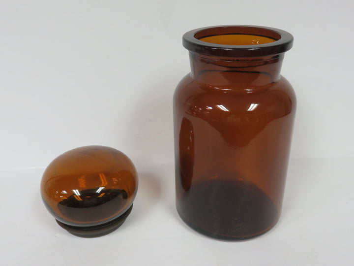 Amber Apothecary Jar