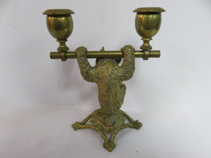 Unique Dancing Bear Candleholders
