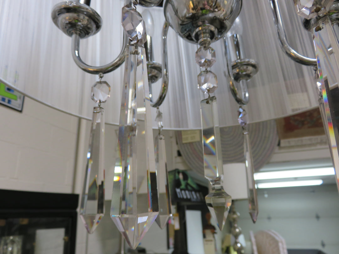 Drum Shade 6-Arm Chandelier
