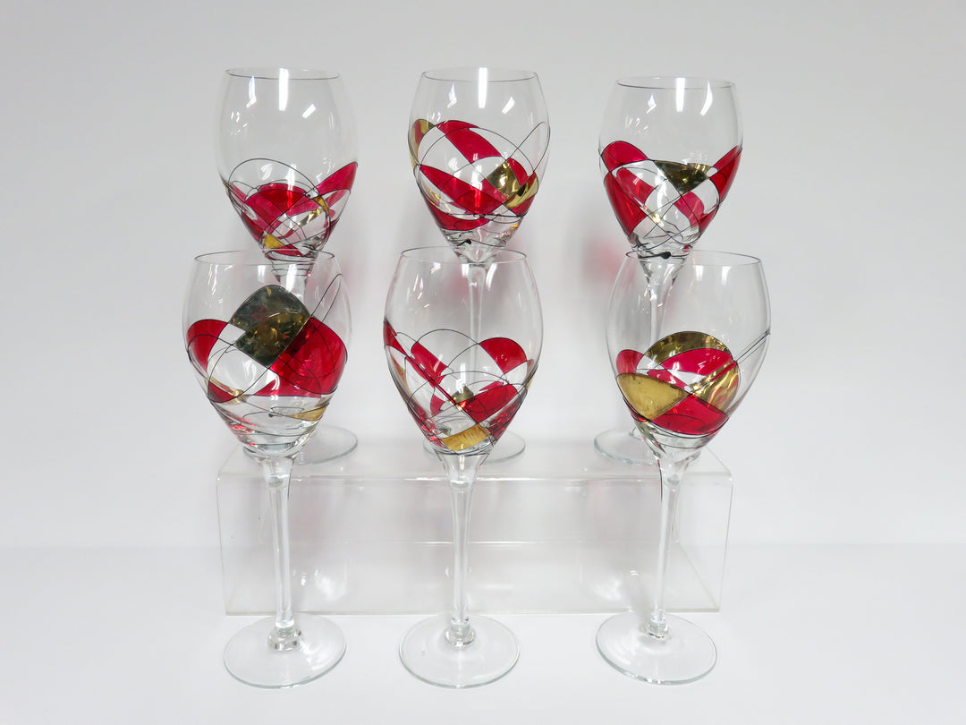 Stained Glass Wine Glasses