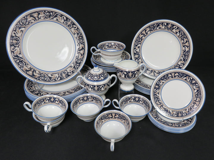 Wedgwood Florentine Cobalt China Set