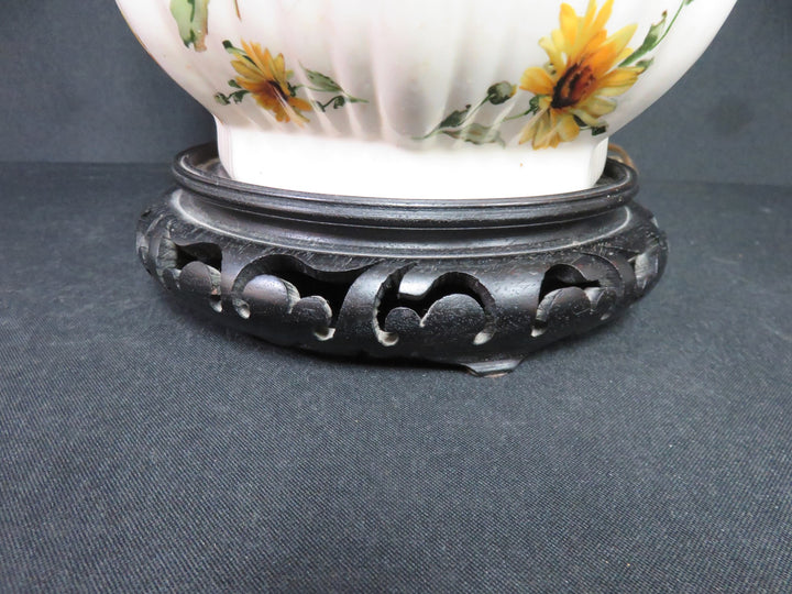 Floral Ginger Jar Table Lamp