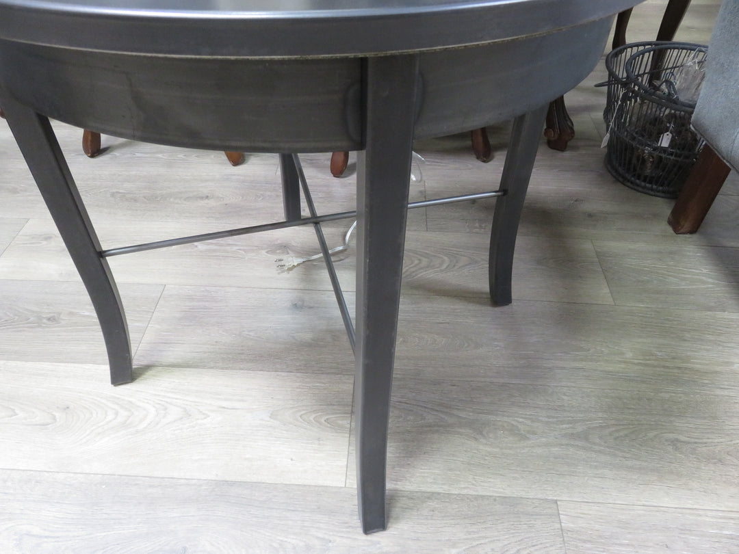 Round Metal Occasional Table