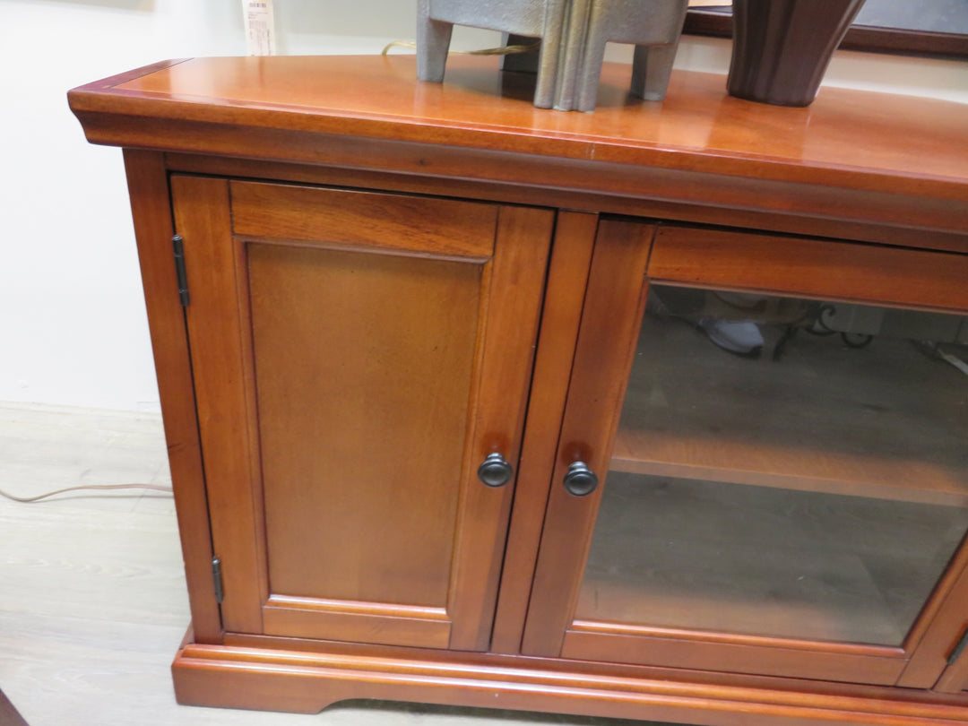 Dark Wood Media Cabinet