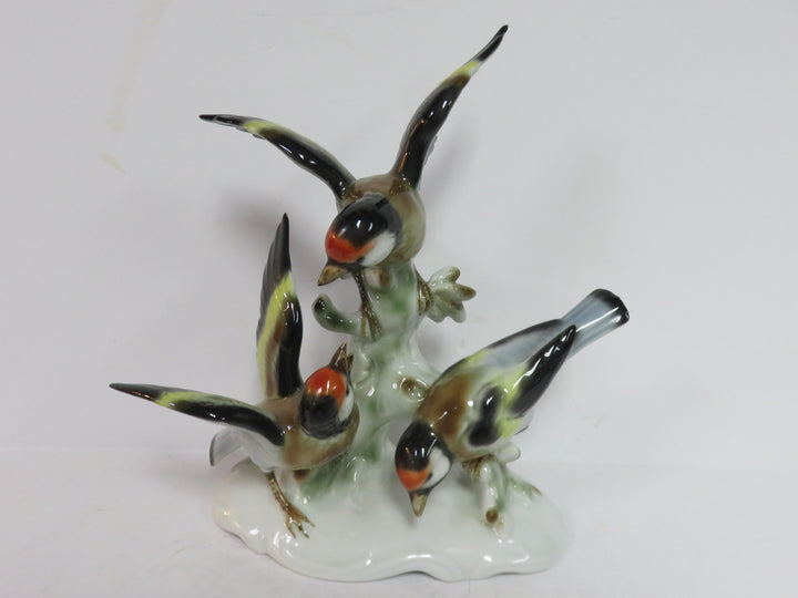 Gerold Porzellan Gold Finch Figurine