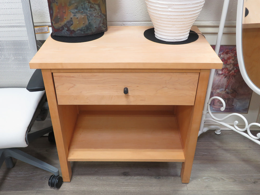 Light Wood Nightstand
