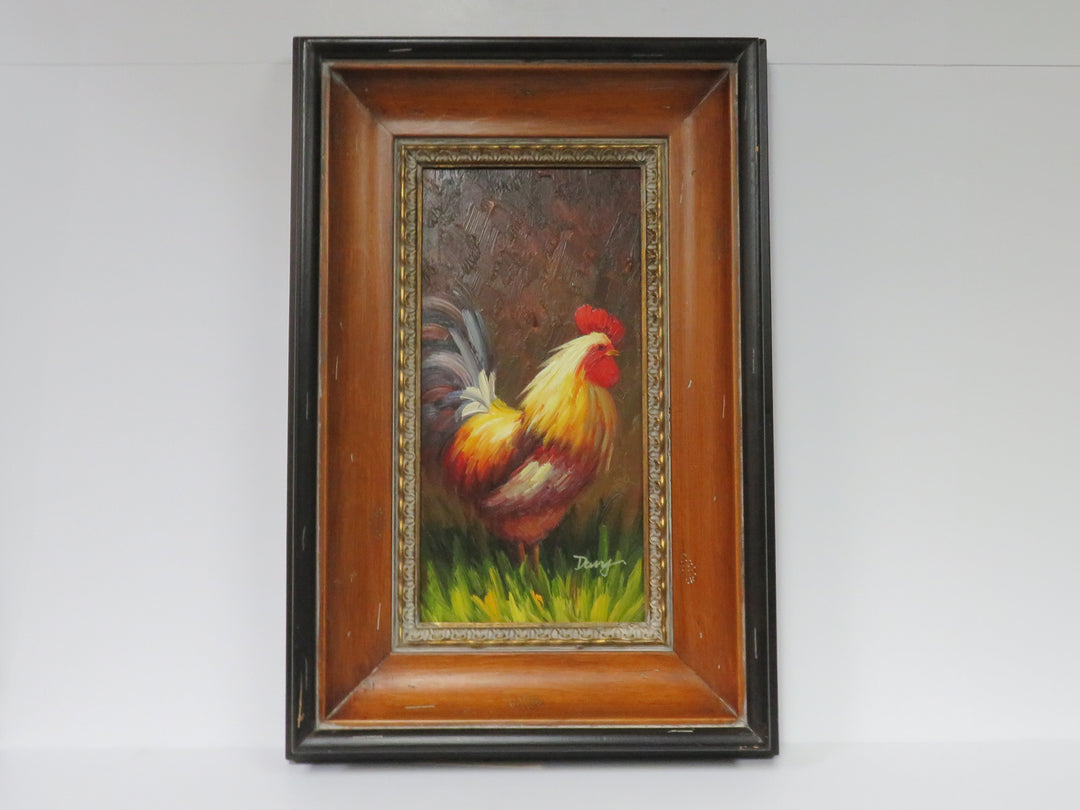 Colorful Rooster Artwork