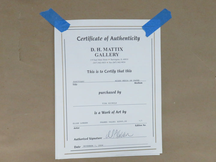 Original Mixed Media on Paper