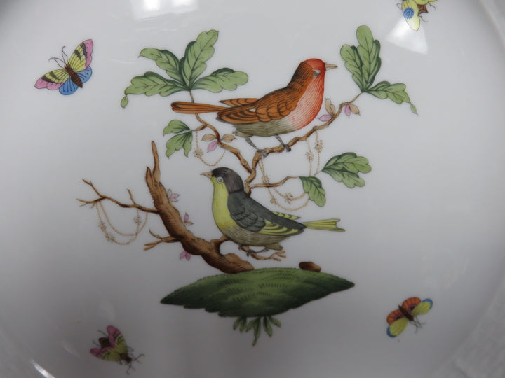 12 Herend Rothschild Bird Dinner Plates