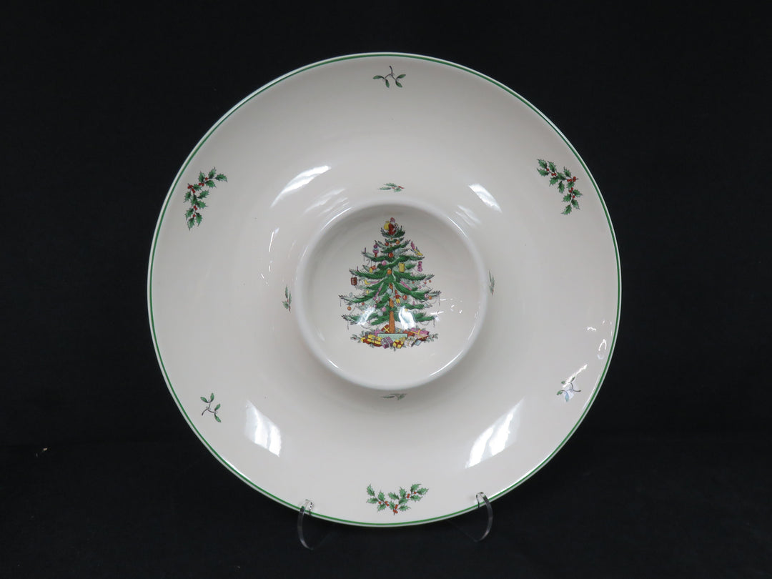 Spode Christmas Chip and Dip Bowl