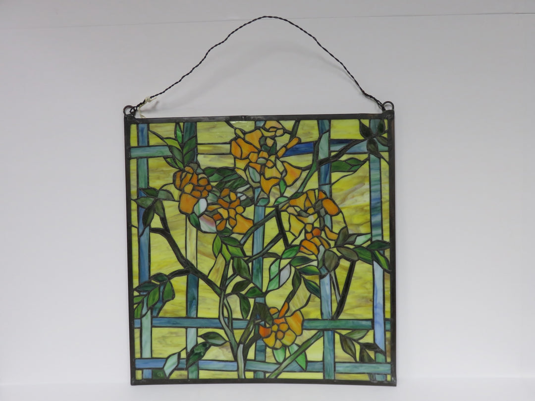 Slag Glass Hand Crafted Wall Hanging