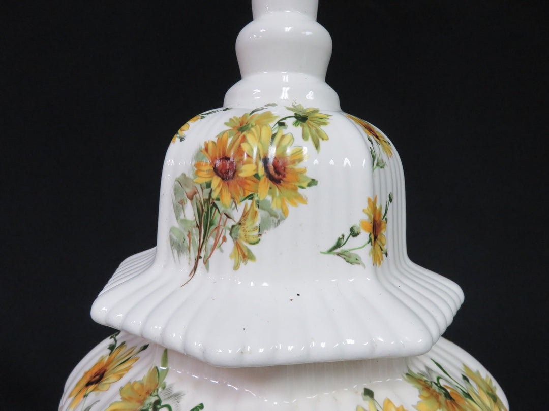 Floral Ginger Jar Table Lamp