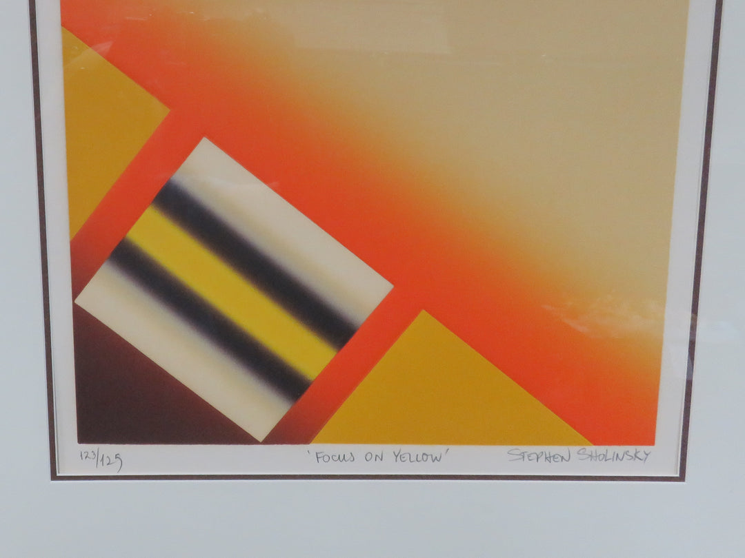 " Focus on Yellow" Limited Edition Print