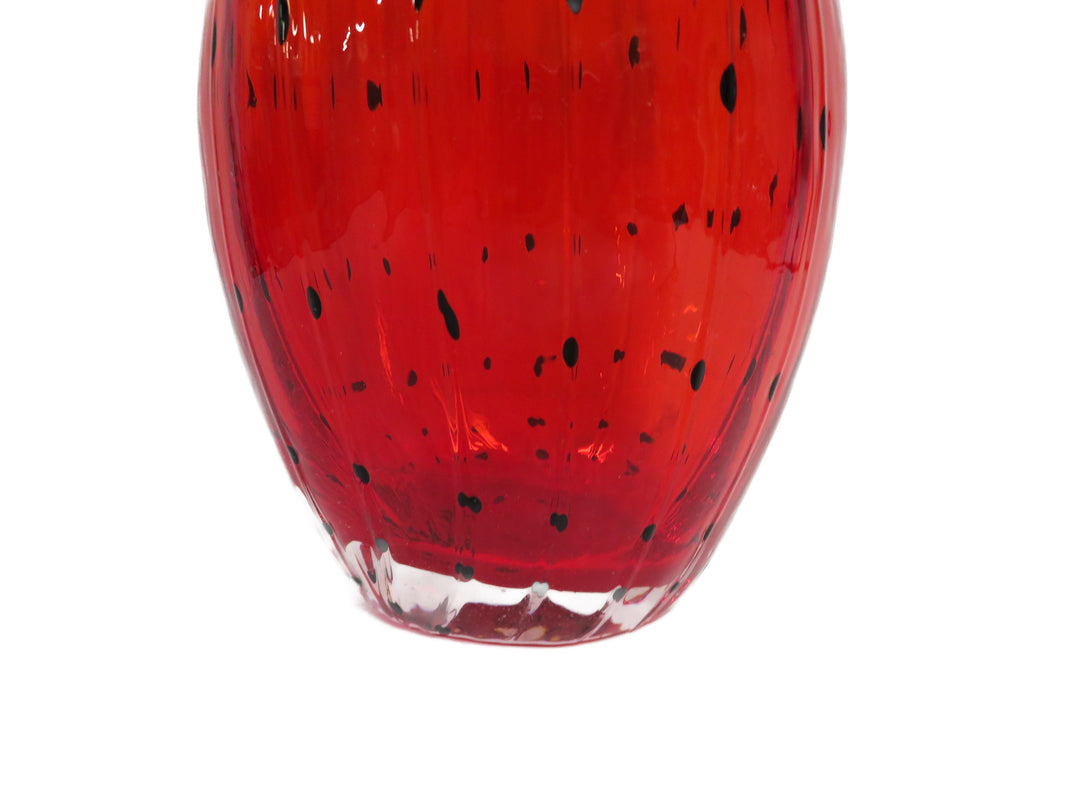 Art Glass Purse Vase