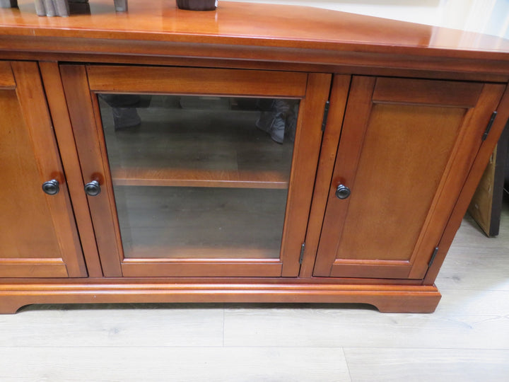 Dark Wood Media Cabinet