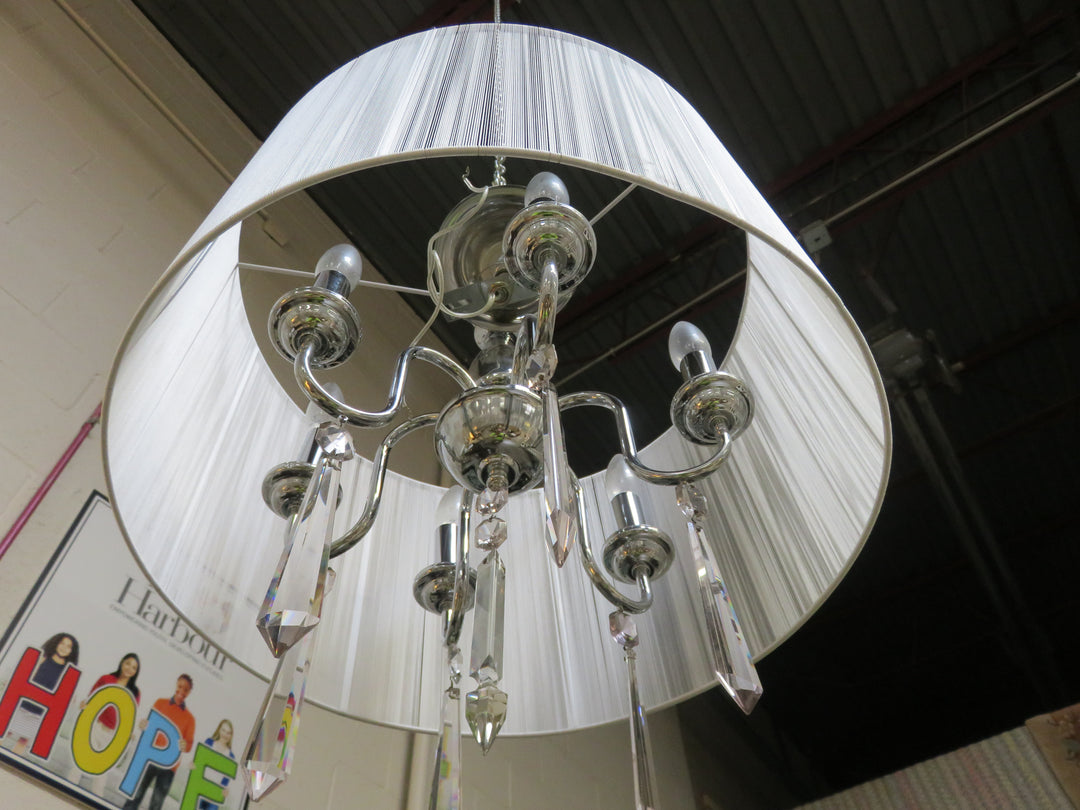 Drum Shade 6-Arm Chandelier