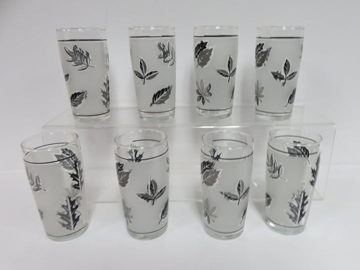 Libby Silver Foliage Juice Glasses