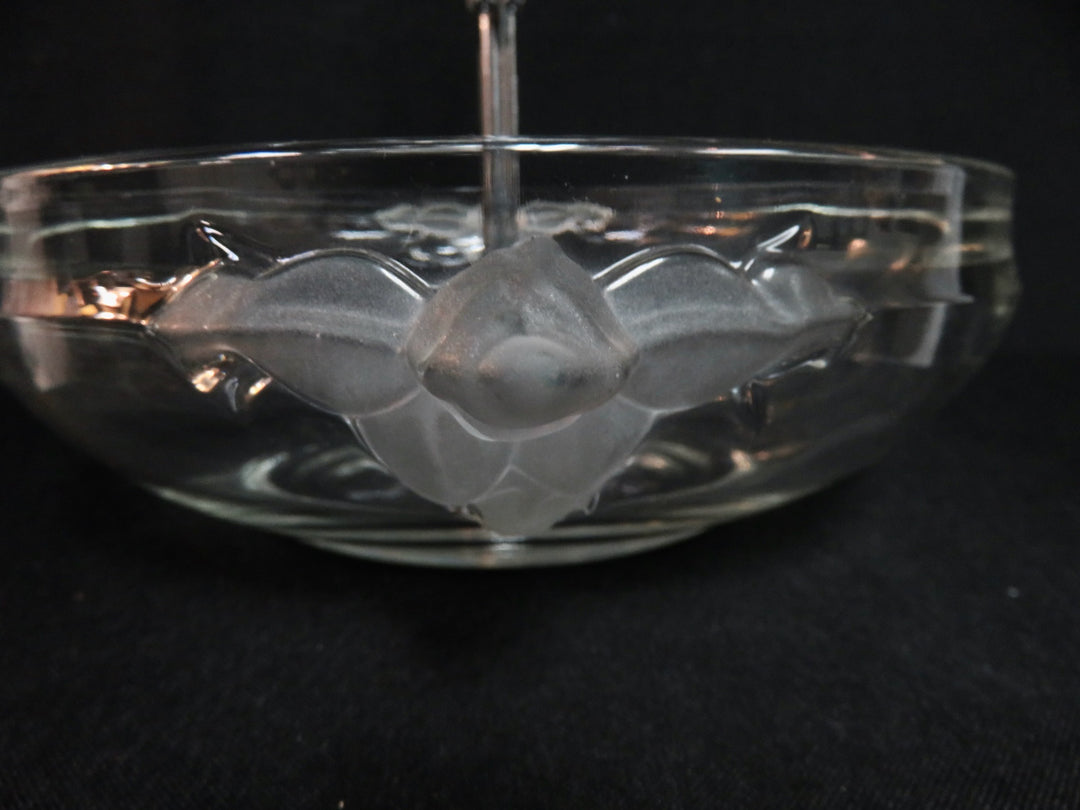 Walther Glass Tiered Tidbit Tray