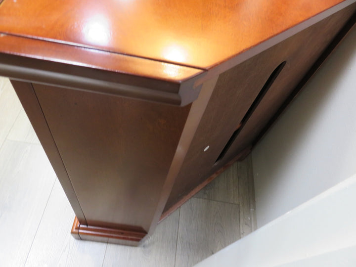 Dark Wood Media Cabinet