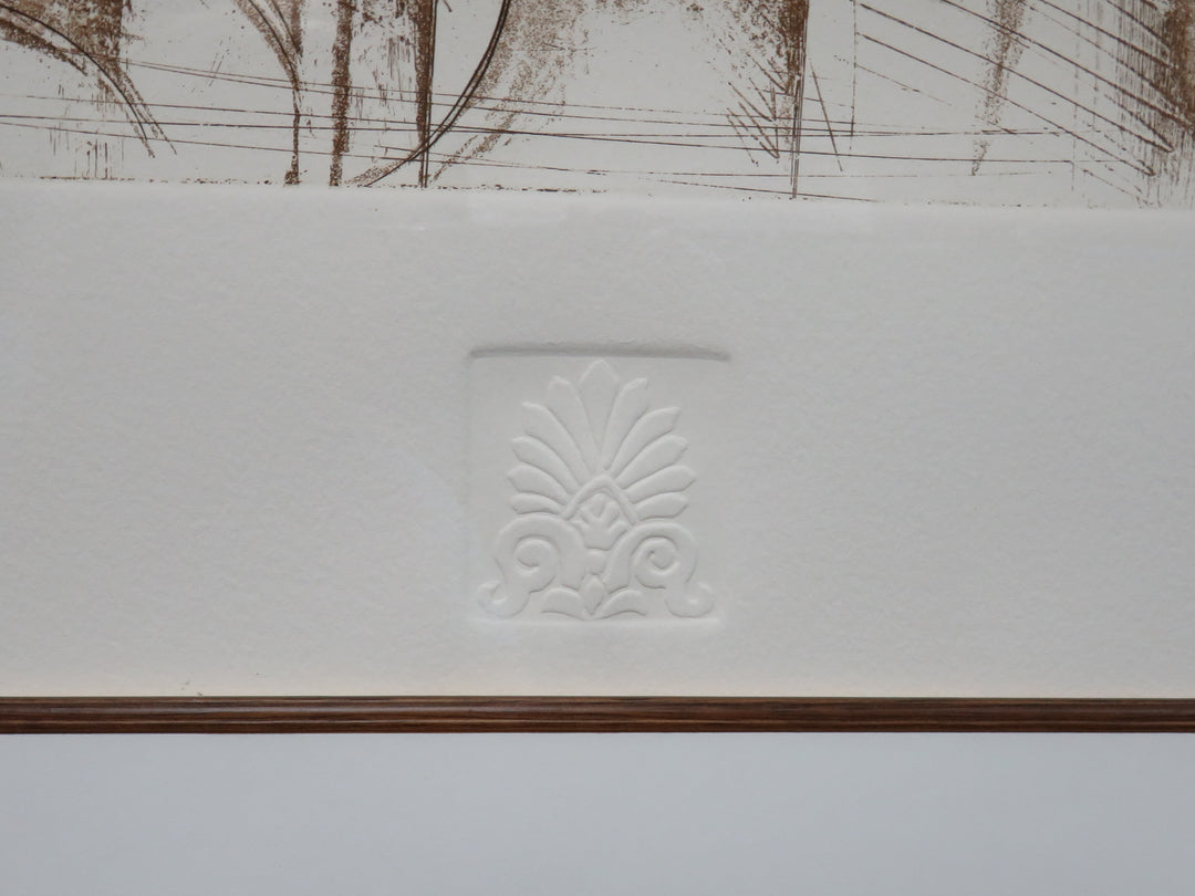 Paris Architectural Etching Print