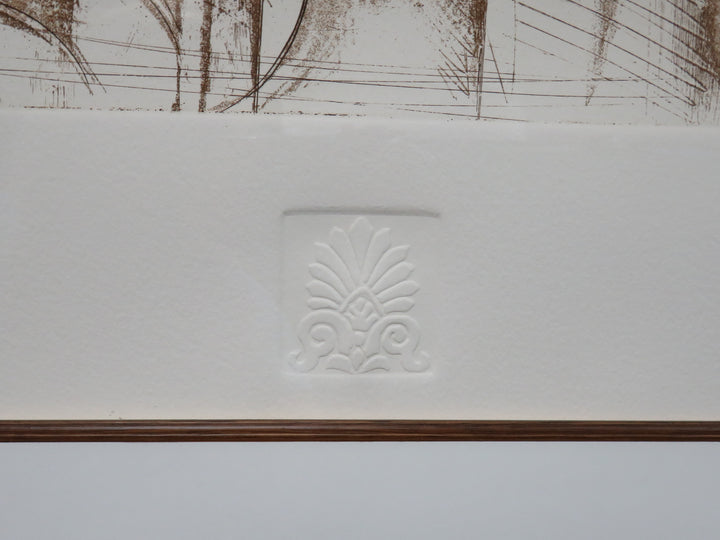 Paris Architectural Etching Print