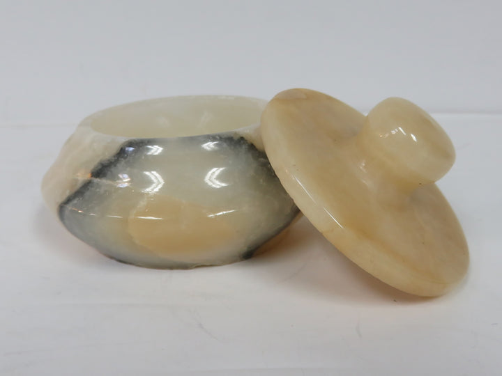 Alabaster Lidded Jar
