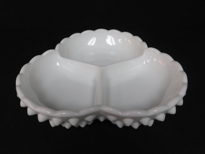 Hobnail Divided Dish