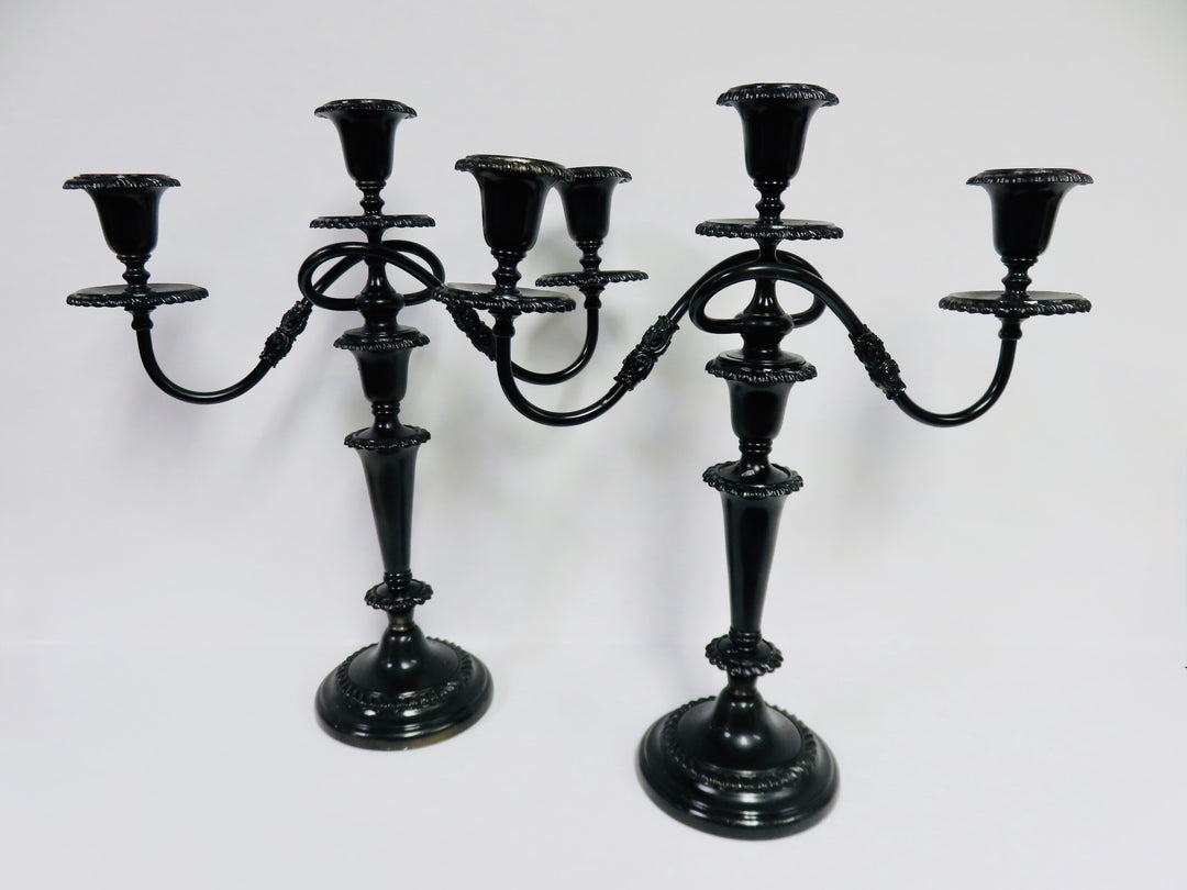 Upcycled 3-Arm Candelabras