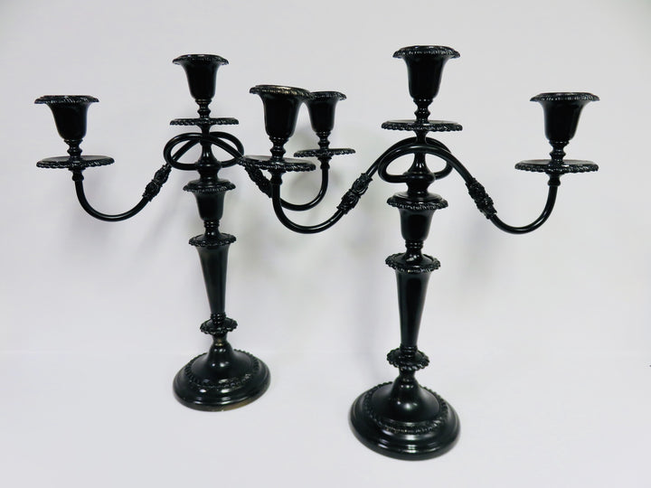 Upcycled 3-Arm Candelabras