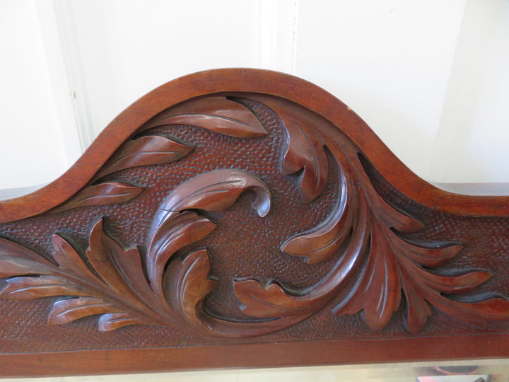 Vintage Mahogany Beveled Mirror