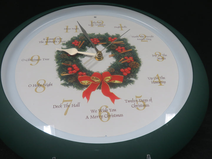 Vintage Musical Christmas Clock