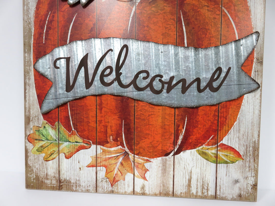 Fall Welcome Plaque