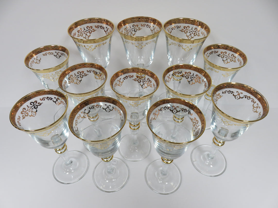 Gold Encrusted Goblets