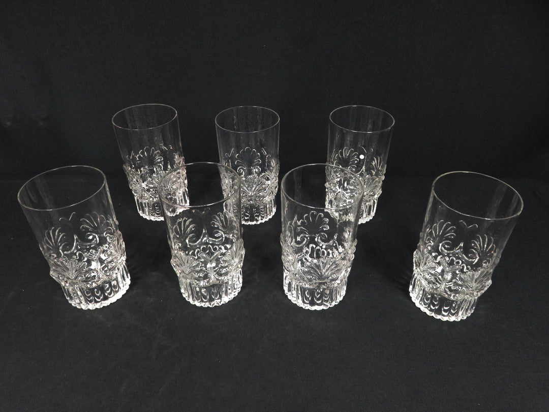 Pilgrim Glass Adams-Clear Pattern Tumblers