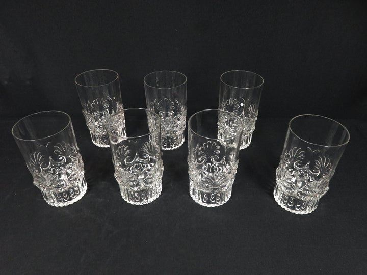 Pilgrim Glass Adams-Clear Pattern Tumblers