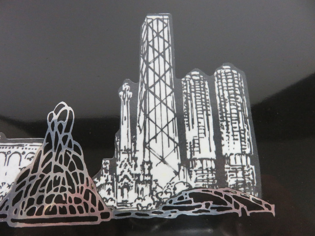 Couroc Chicago Skyline Tray