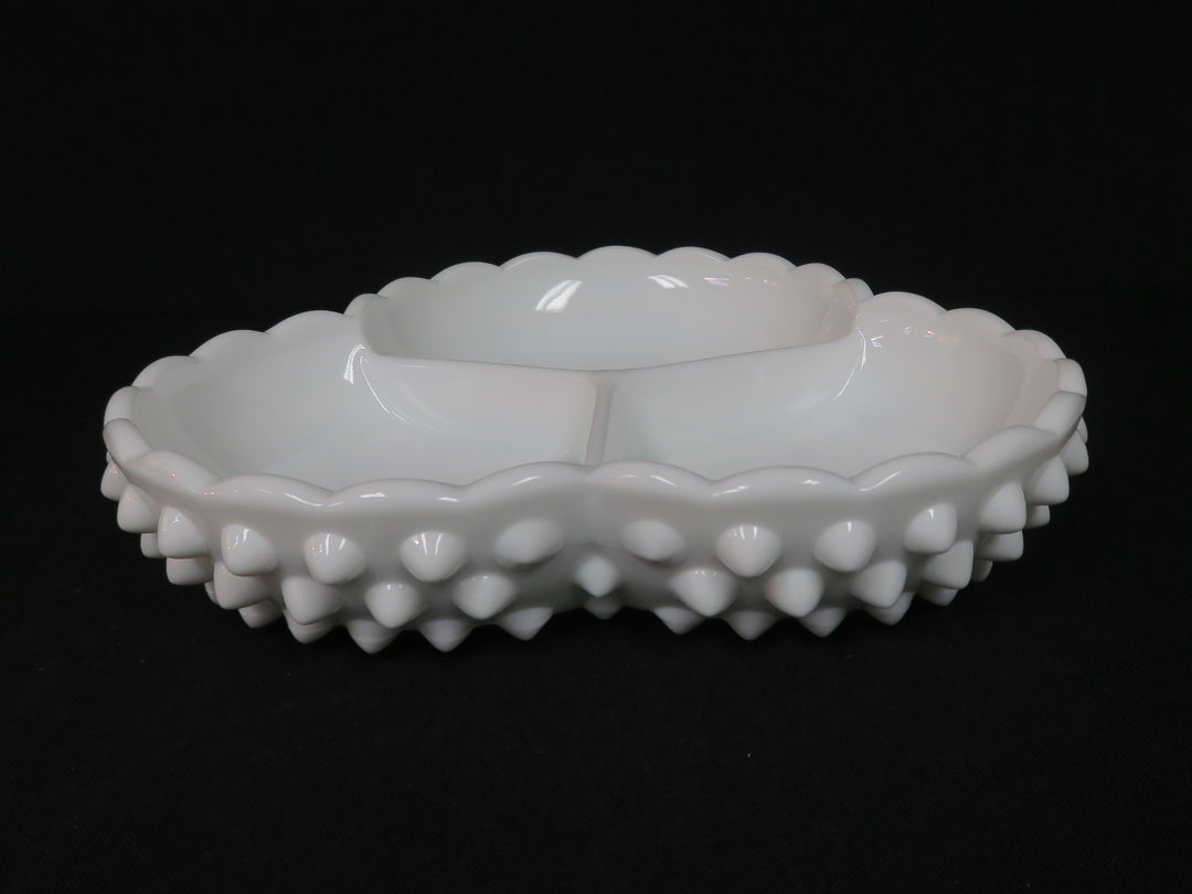 Hobnail Divided Dish