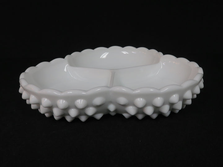 Hobnail Divided Dish