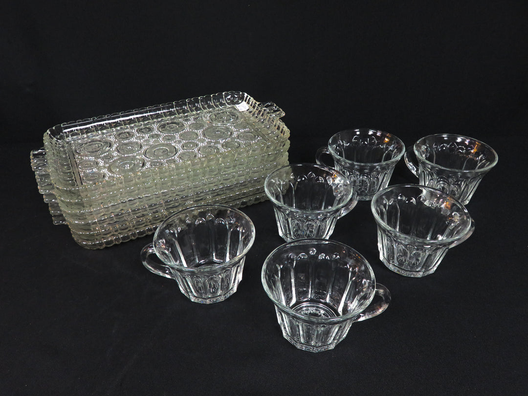 Pressed Glass Sandwich Sets