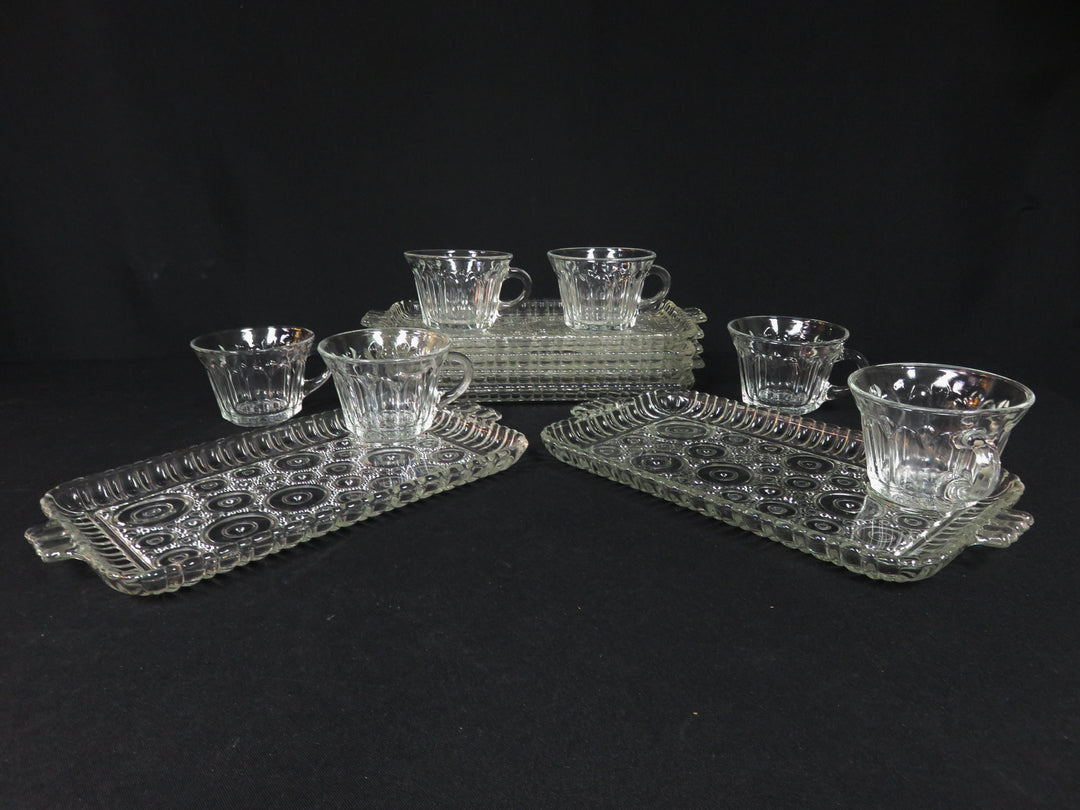Pressed Glass Sandwich Sets