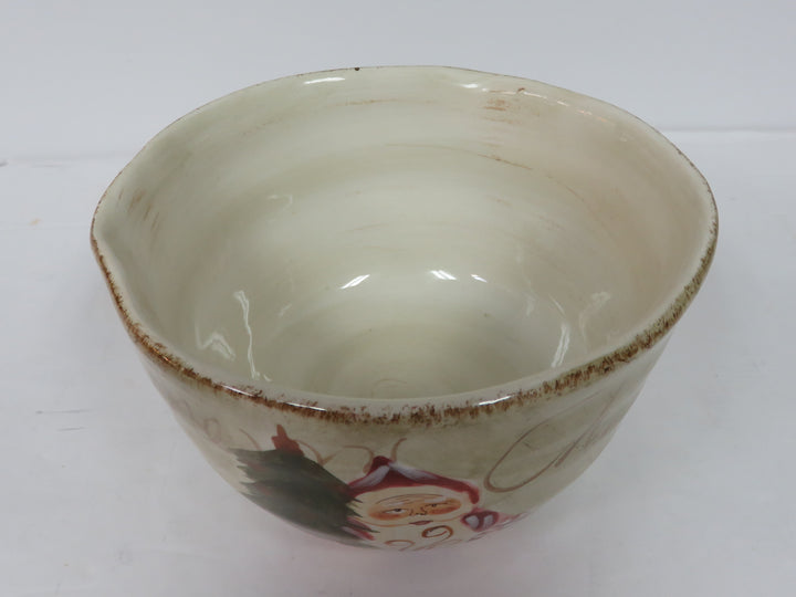 Hand Painted Christmas Bowl