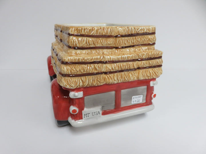 Red Pickup Truck Cookie Jar