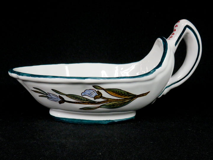 Italian Majolica Sauce Boat Set