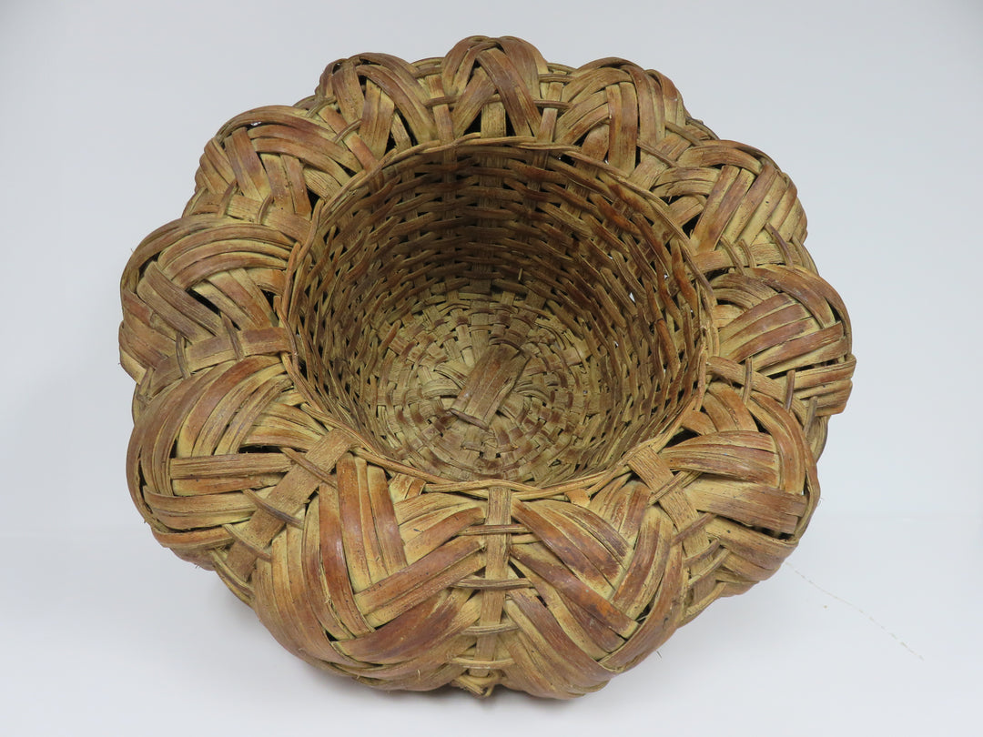 Vintage Japanese Bamboo Basket