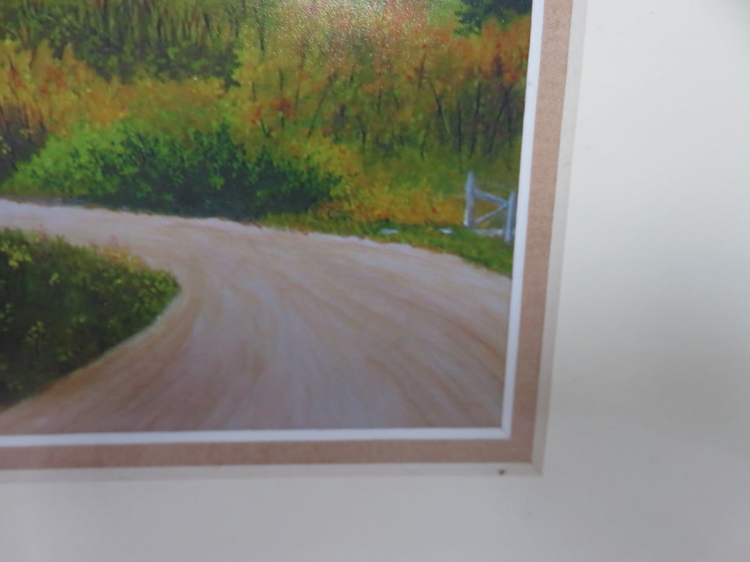 Vibrant Mountain Scene Print