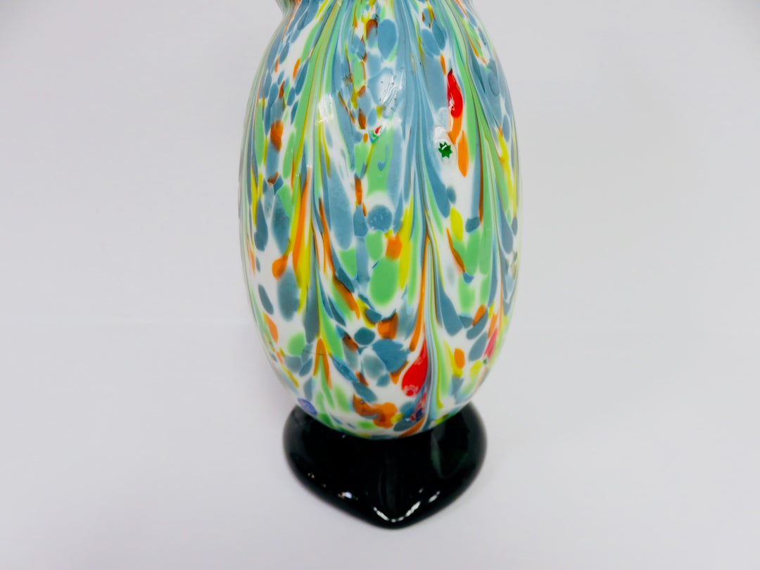 Art Glass Owl Vase