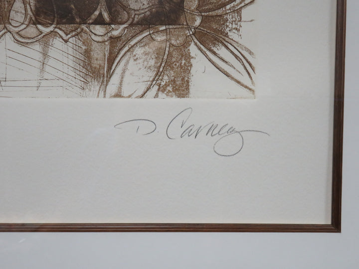 Paris Architectural Etching Print