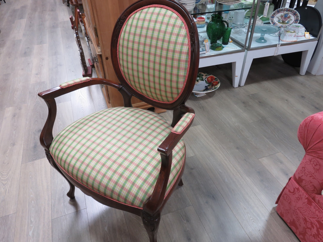 Oval Backed Arm Chair